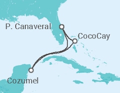 Itinerário do Cruzeiro México - Royal Caribbean