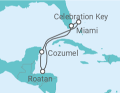 Itinerário do Cruzeiro México - Carnival Cruise Line