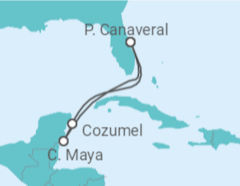 Itinerário do Cruzeiro México - Royal Caribbean