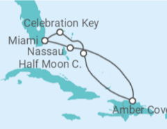 Itinerário do Cruzeiro Bahamas - Carnival Cruise Line