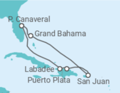 Itinerário do Cruzeiro Porto Rico - Royal Caribbean