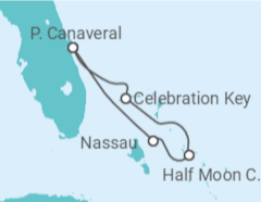Itinerário do Cruzeiro Bahamas - Carnival Cruise Line