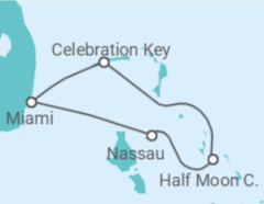 Itinerário do Cruzeiro Bahamas - Carnival Cruise Line
