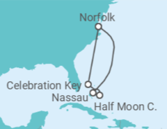 Itinerário do Cruzeiro Bahamas - Carnival Cruise Line