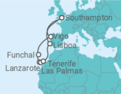 Itinerário do Cruzeiro Ilhas Canárias (Espanha) - Princess Cruises