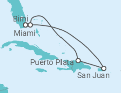 Itinerário do Cruzeiro Porto Rico - Virgin Voyages