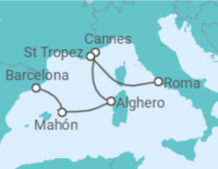 Itinerário do Cruzeiro Espanha, França - Explora Journeys