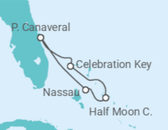 Itinerário do Cruzeiro Bahamas - Carnival Cruise Line