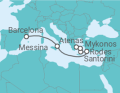 Itinerário do Cruzeiro Itália, Grécia - Celebrity Cruises