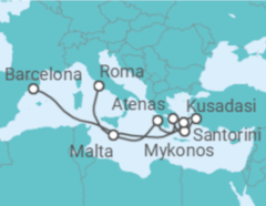 Itinerário do Cruzeiro Malta, Grécia, Turquia - Celebrity Cruises