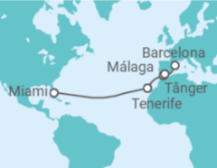 Itinerário do Cruzeiro Espanha, Marrocos - Virgin Voyages