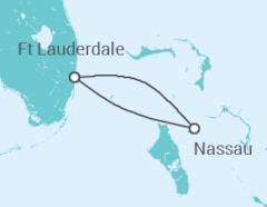 Itinerário do Cruzeiro Bahamas - Disney Cruise Line