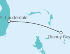 Itinerário do Cruzeiro EUA - Disney Cruise Line