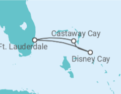 Itinerário do Cruzeiro EUA - Disney Cruise Line