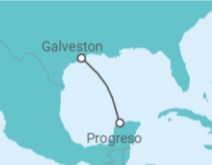 Itinerário do Cruzeiro México - Disney Cruise Line