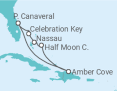 Itinerário do Cruzeiro Bahamas - Carnival Cruise Line