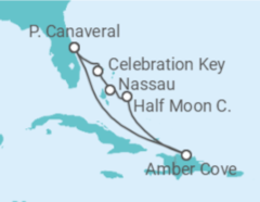 Itinerário do Cruzeiro Bahamas - Carnival Cruise Line
