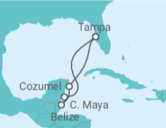 Itinerário do Cruzeiro Belize, México - Royal Caribbean