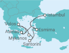 Itinerário do Cruzeiro Turquia, Grécia - Costa Cruzeiros