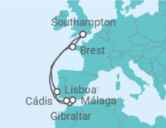 Itinerário do Cruzeiro Portugal, Gibraltar, Espanha - MSC Cruzeiros