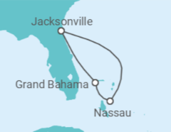 Itinerário do Cruzeiro Bahamas - NCL Norwegian Cruise Line