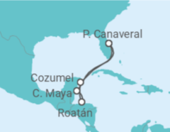 Itinerário do Cruzeiro Honduras, México - Royal Caribbean