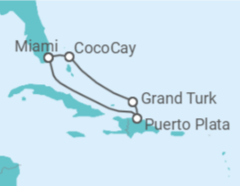 Itinerário do Cruzeiro Bahamas - Celebrity Cruises