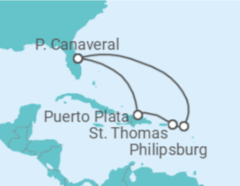 Itinerário do Cruzeiro Ilhas Virgens Americanas, Sint Maarten - Celebrity Cruises