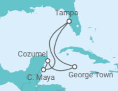Itinerário do Cruzeiro Ilhas Caimão, México - Celebrity Cruises