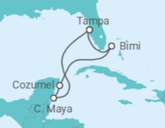 Itinerário do Cruzeiro México - Celebrity Cruises
