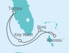 Itinerário do Cruzeiro Bahamas, EUA - Celebrity Cruises