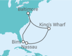 Itinerário do Cruzeiro Bermudas, Bahamas - Royal Caribbean