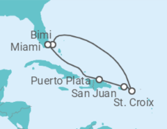 Itinerário do Cruzeiro Porto Rico - Virgin Voyages