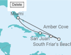 Itinerário do Cruzeiro Porto Rico - Princess Cruises