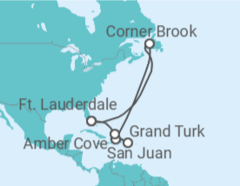Itinerário do Cruzeiro Porto Rico, Bahamas - Princess Cruises