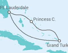 Itinerário do Cruzeiro Bahamas - Princess Cruises