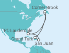 Itinerário do Cruzeiro Porto Rico, Bahamas - Princess Cruises