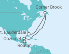 Itinerário do Cruzeiro México, Honduras - Princess Cruises