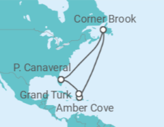 Itinerário do Cruzeiro Bahamas - Princess Cruises
