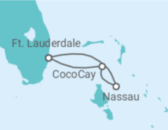 Itinerário do Cruzeiro Bahamas - Royal Caribbean