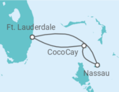 Itinerário do Cruzeiro Bahamas - Royal Caribbean