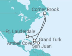 Itinerário do Cruzeiro Porto Rico, Bahamas - Princess Cruises