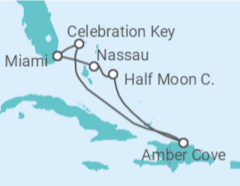 Itinerário do Cruzeiro Bahamas - Carnival Cruise Line
