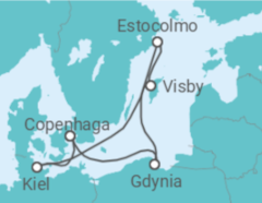 Itinerário do Cruzeiro Polónia, Suécia, Alemanha - Costa Cruzeiros