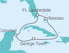 Itinerário do Cruzeiro México, Ilhas Caimão, Bahamas - Celebrity Cruises