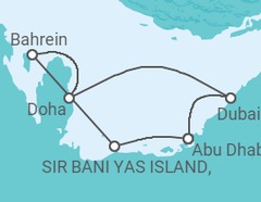 Itinerário do Cruzeiro Catar, Emirados Árabes - Celestyal Cruises