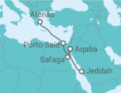 Itinerário do Cruzeiro Egito, Jordânia - Celestyal Cruises