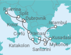 Itinerário do Cruzeiro De Istambul a Ravenna (Italia) - NCL Norwegian Cruise Line