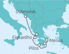 Itinerário do Cruzeiro Grécia - Ponant