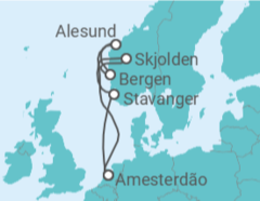 Itinerário do Cruzeiro Noruega TI - Celebrity Cruises